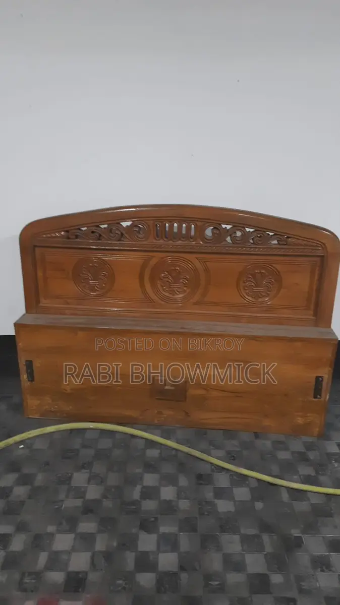 Luxury Teak Wood Bed for Sale
