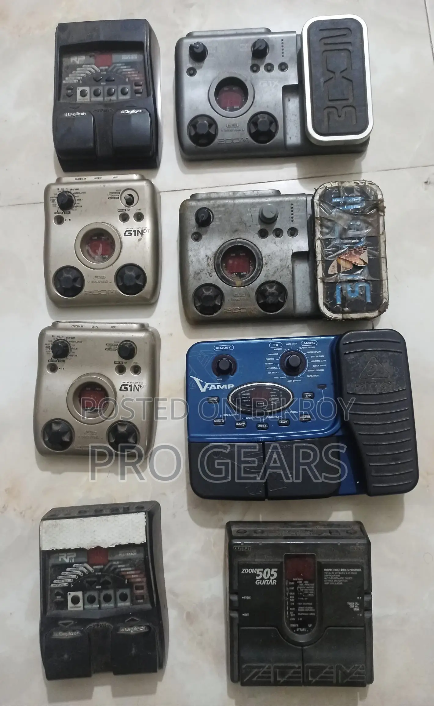 8 Damaged Guitar Processors