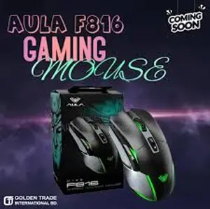 রমজান অফারঃ-AULA F816 Wired Black Gaming Mouse