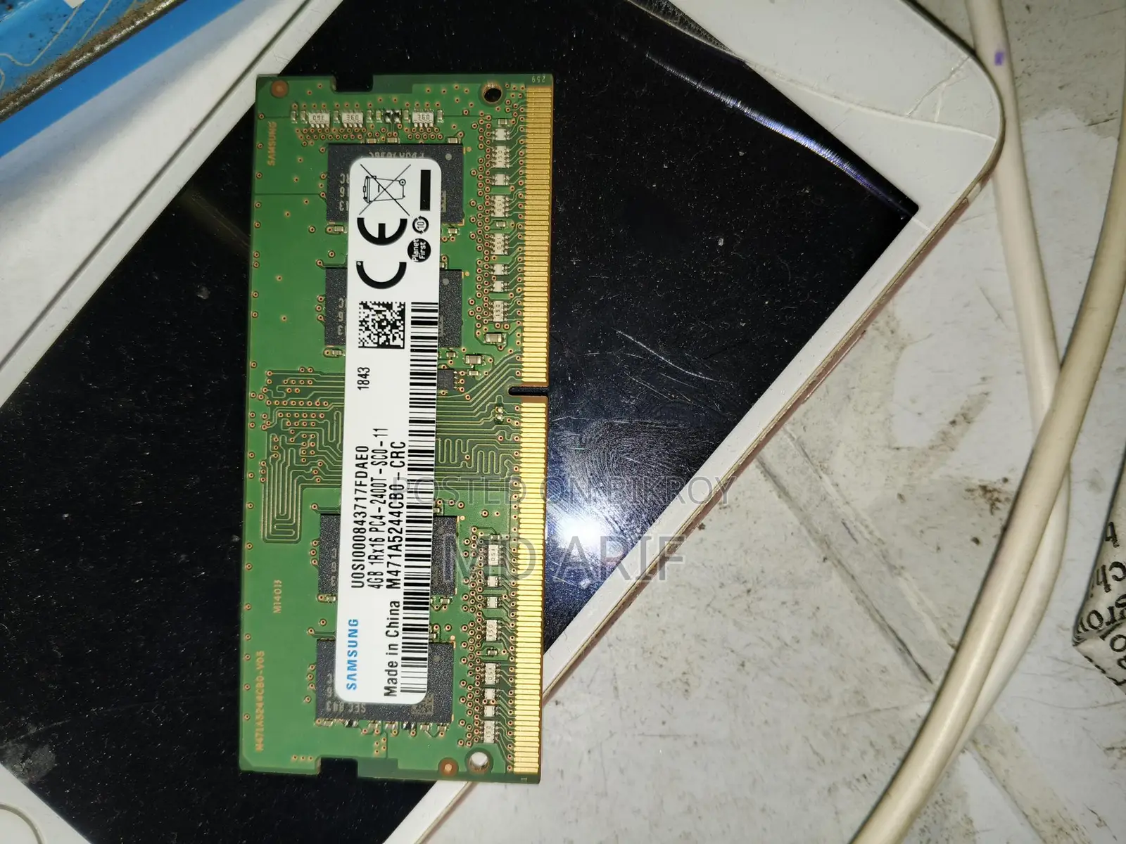 SAMSUNG 4GB DDR4 2400MHz Laptop Ram