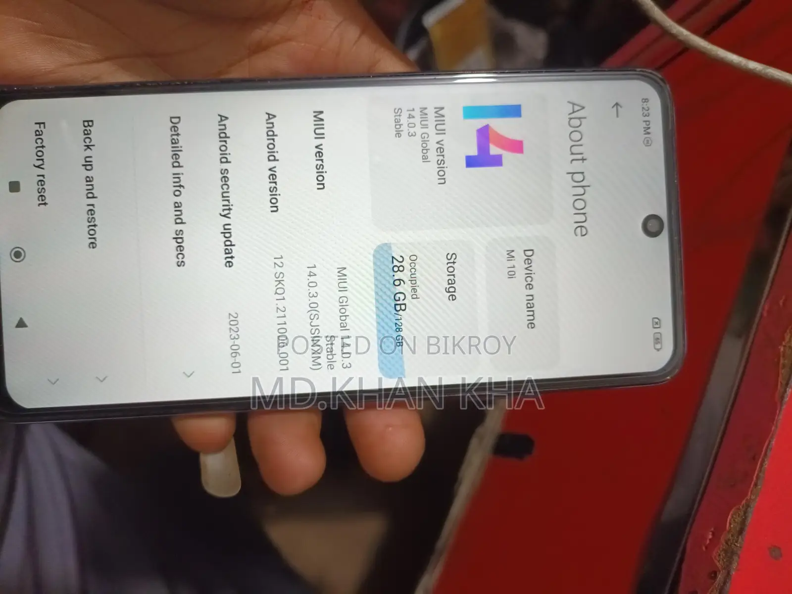 Xiaomi 10i 5g ` (Used)