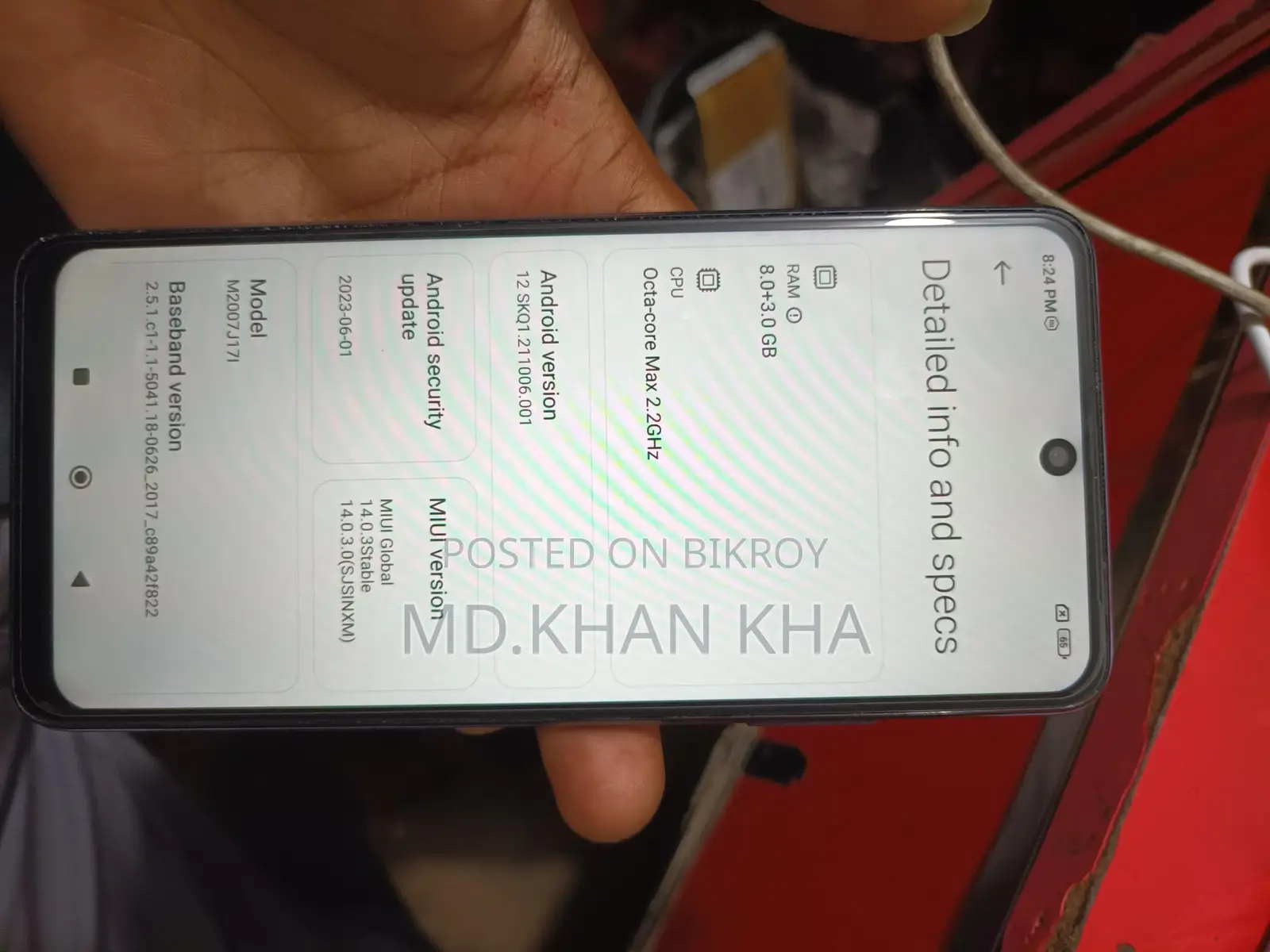 Xiaomi 10i 5g ` (Used)