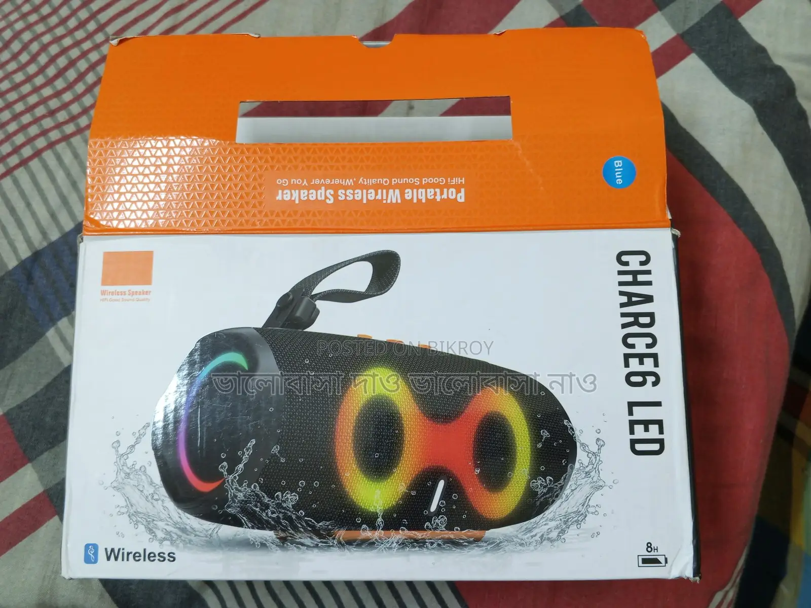 Charce6 LED Portable Wireless Speaker–