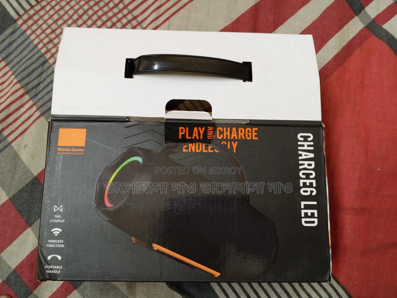 Charce6 LED Portable Wireless Speaker–