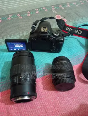 Canon 600d Camera with EF 100mm Macro Lens
