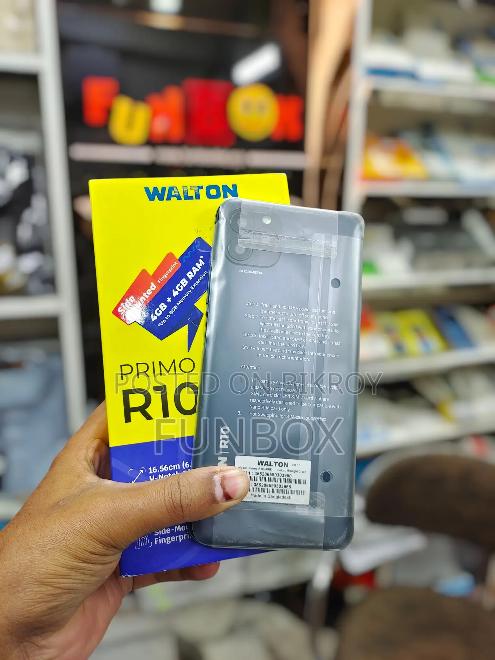 Walton Primo R10 4GB+64GB BOX (Brand New)