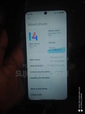 Xiaomi Redmi not 10 pro max (Used)