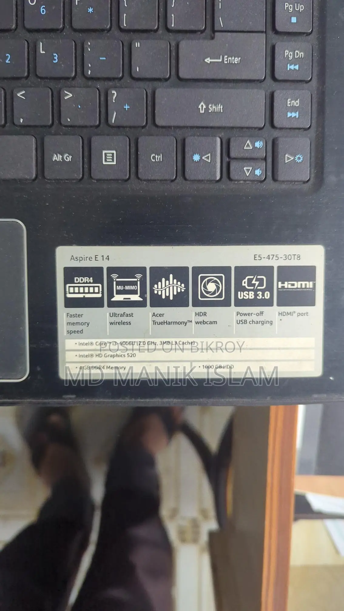 Acer Laptop for sale