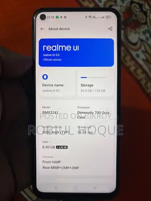 Realme 8 5g 8/128 (Used)
