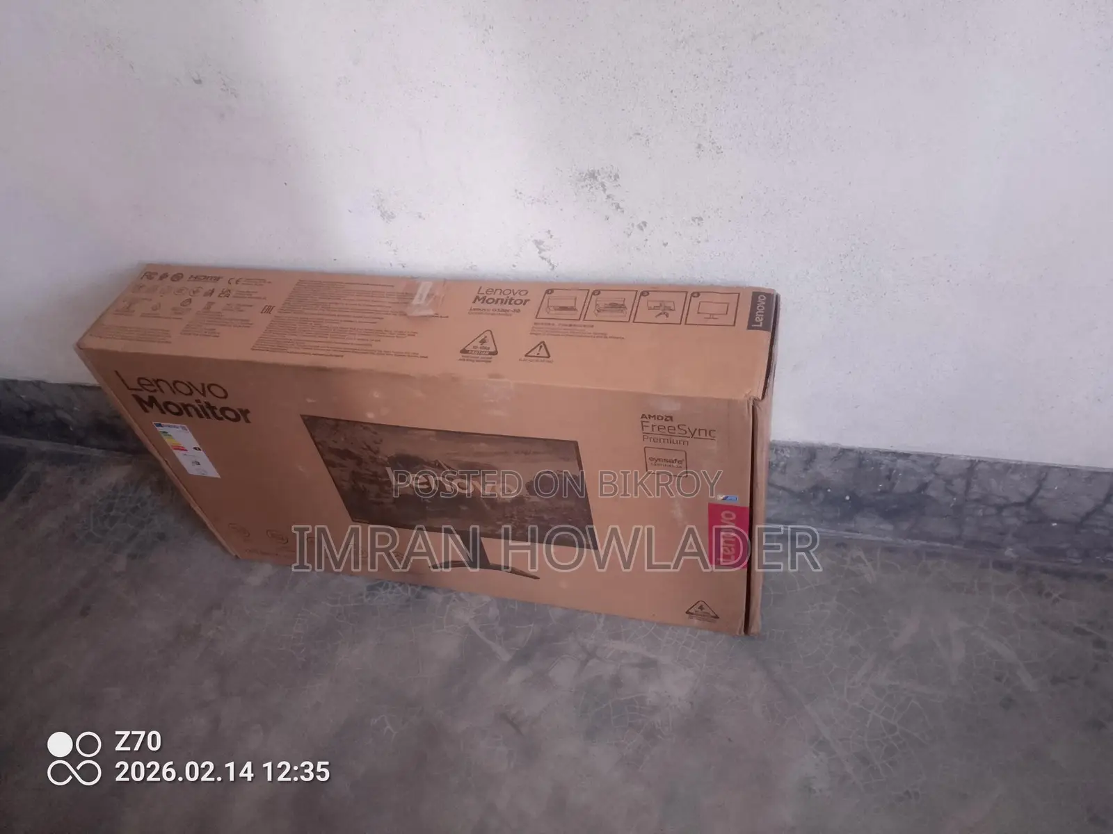 Lenovo Monitor G32qc-30 Curved Panel