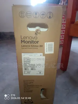 Lenovo Monitor G32qc-30 Curved Panel