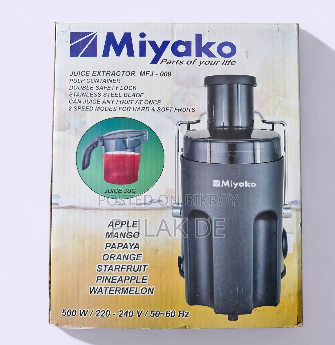 Miyako Juice Extractor MFJ - 009 PULP