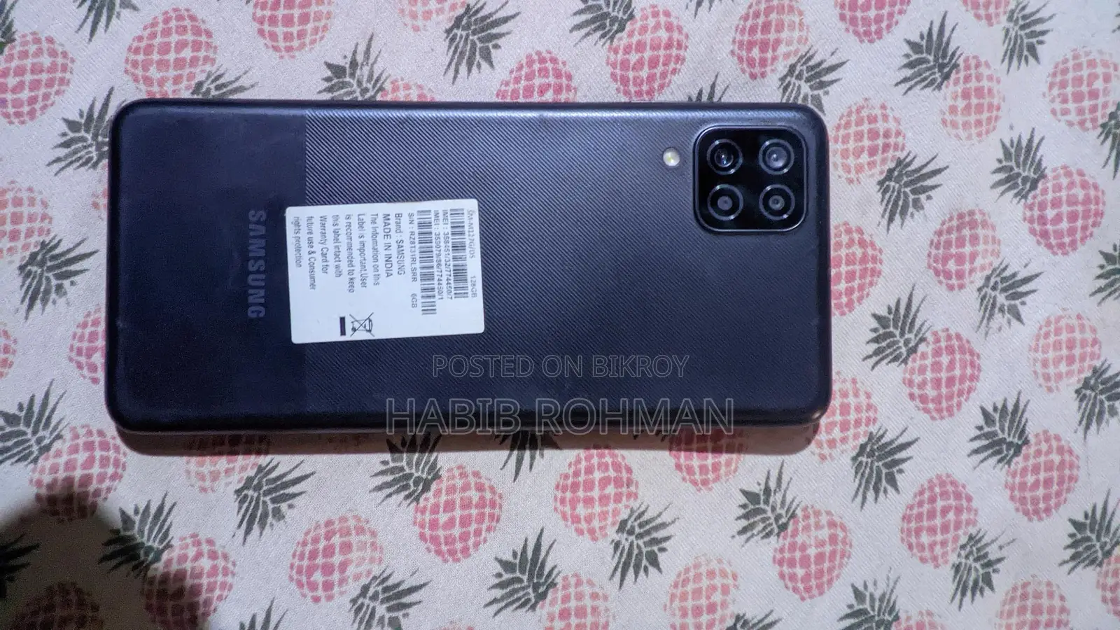 Samsung Galaxy M12 ফোন ফুল ফ্রেশ (Used)