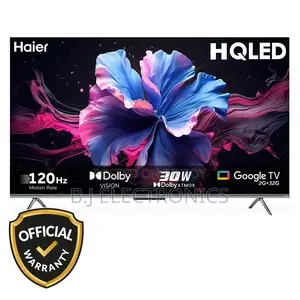 Haier 75 Inch Bezel-less HQLED 4K UHD Google TV in Chittagong - Official