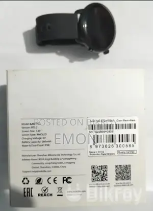 Imiki Tg2 AMOLED Bluetooth Calling Smart Watch