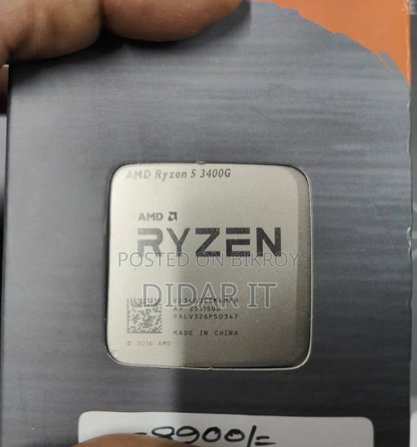 New and Intact Ryzen 5 3400G Processor with 3-Year Warranty