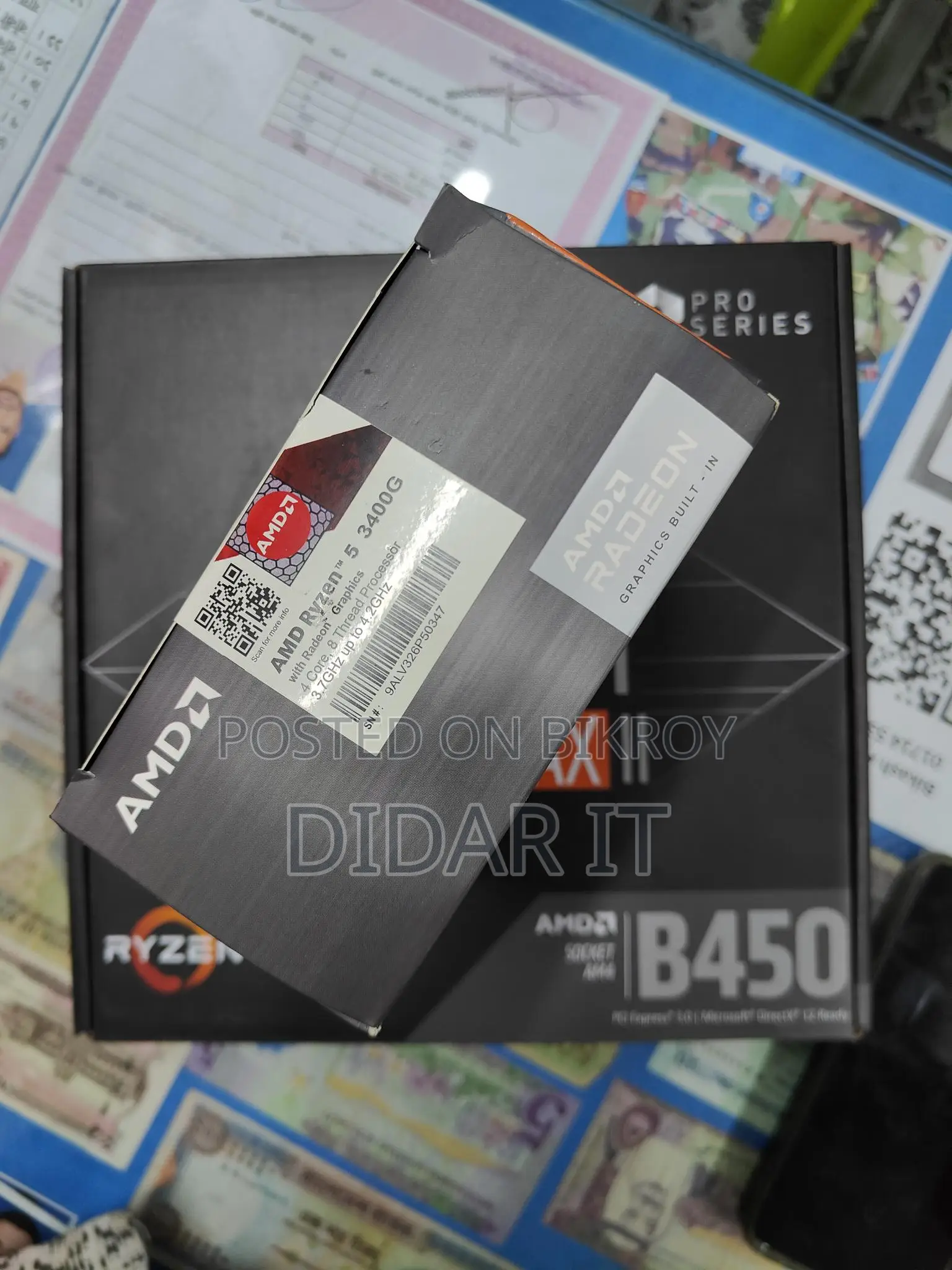 New and Intact Ryzen 5 3400G Processor with 3-Year Warranty