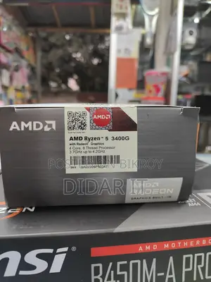New and Intact Ryzen 5 3400G Processor with 3-Year Warranty