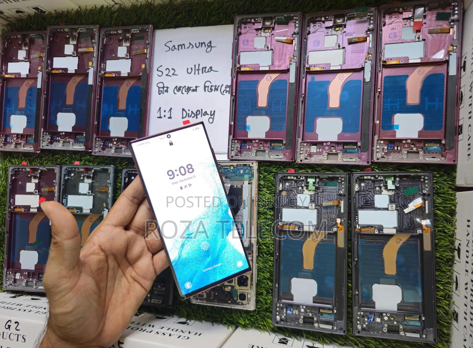 Samsung S22 Ultra 1:1 Vazel soft Oled Display