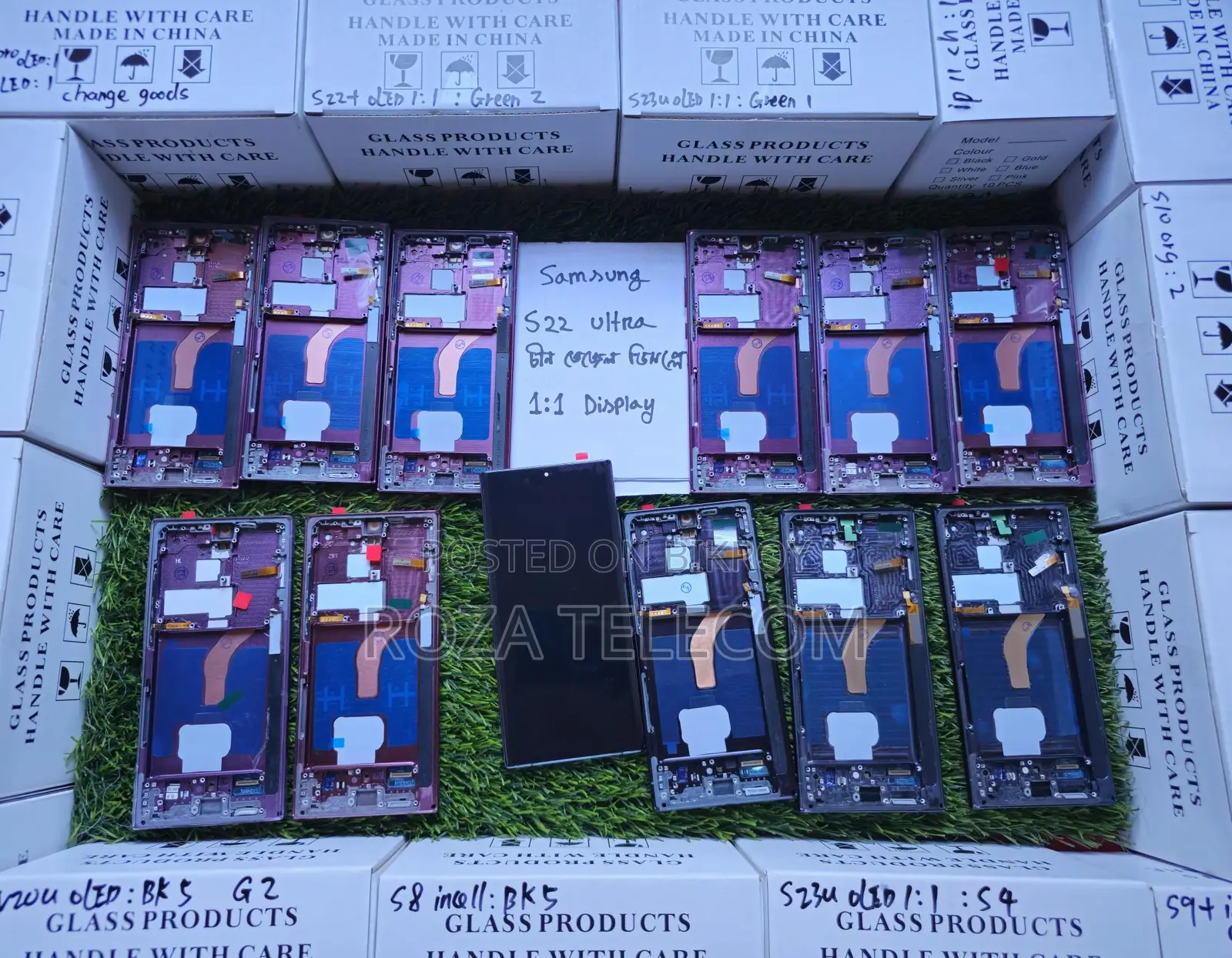 Samsung S22 Ultra 1:1 Vazel soft Oled Display