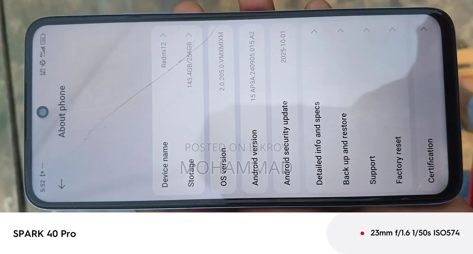 Xiaomi Redmi Note 12 8/256 (Used)
