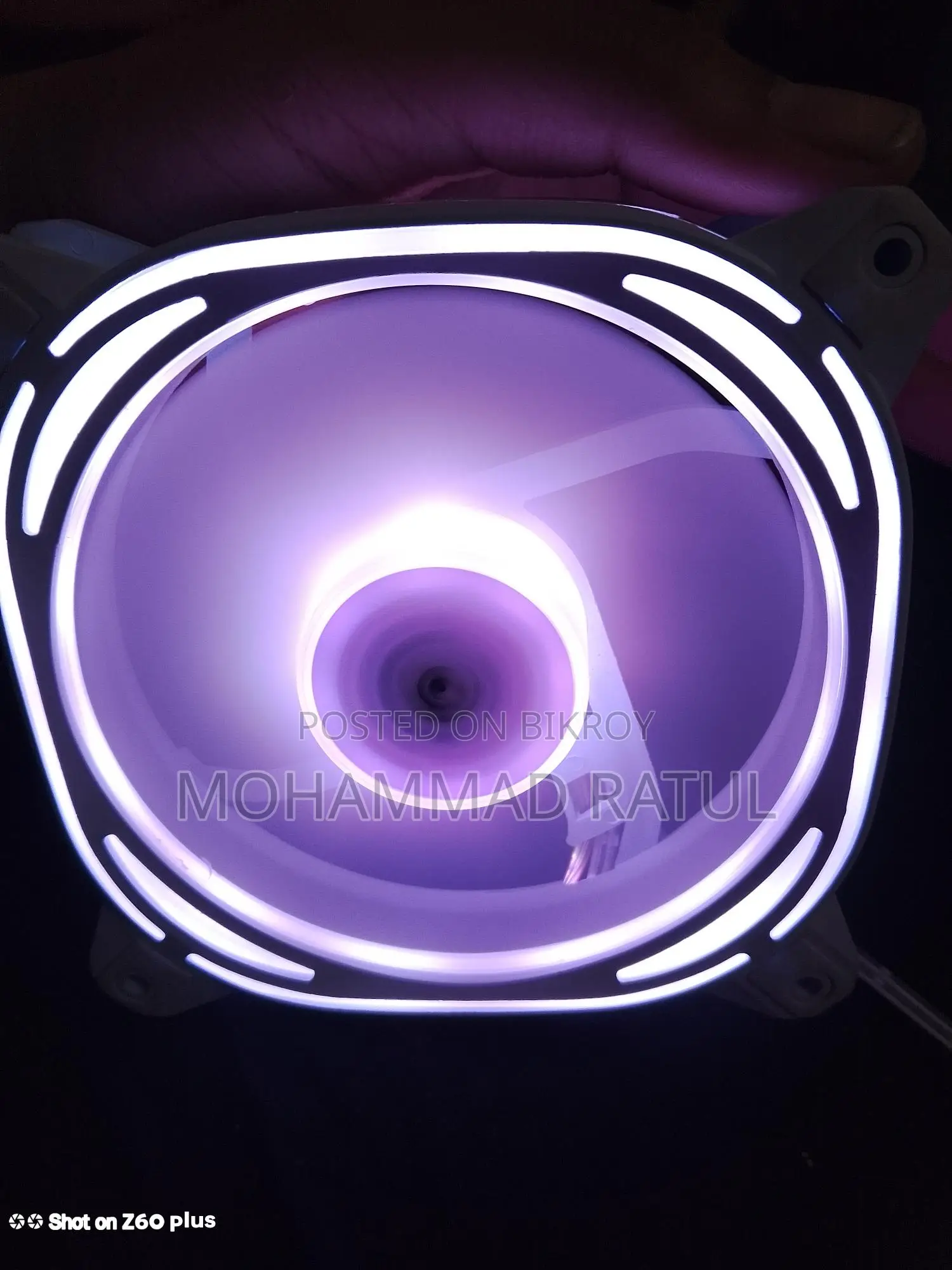 Argb Casing Fan For Pc White Color