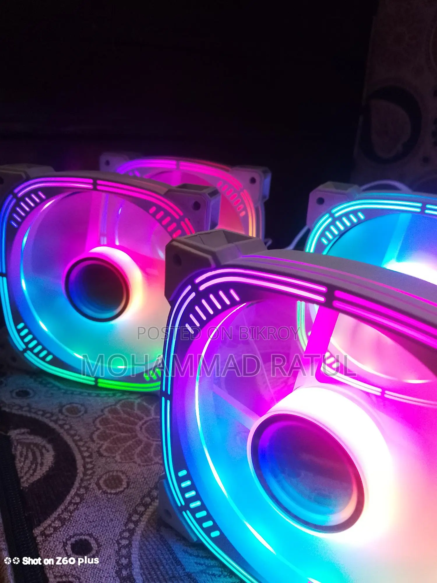 Argb Casing Fan For Pc White Color