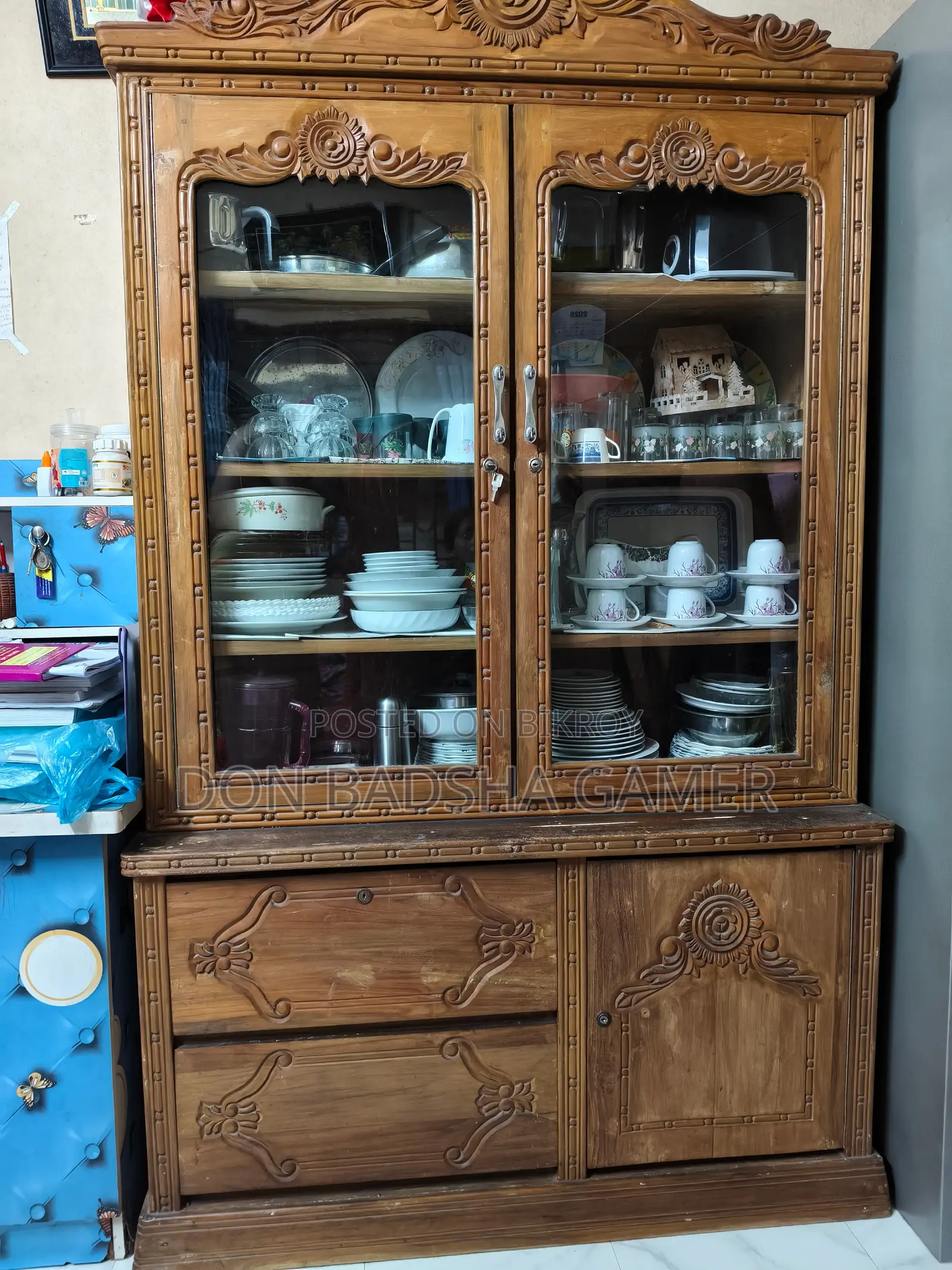 Teak Wood Showcase