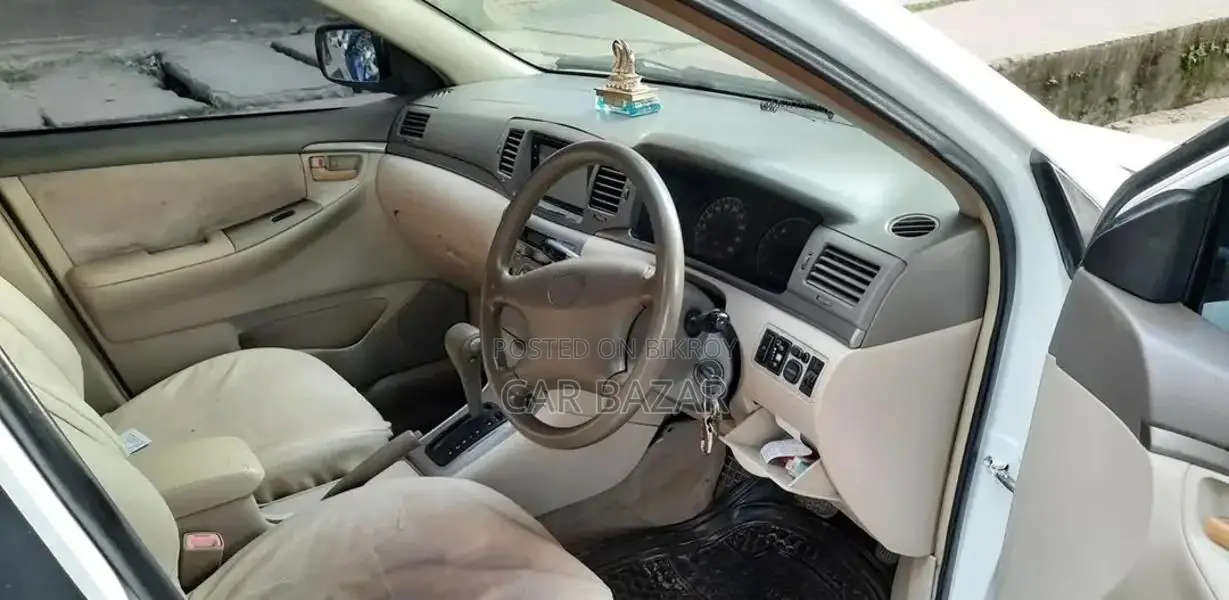 টয়োটা করোল্লা সেডান ২০০৪ সাদা