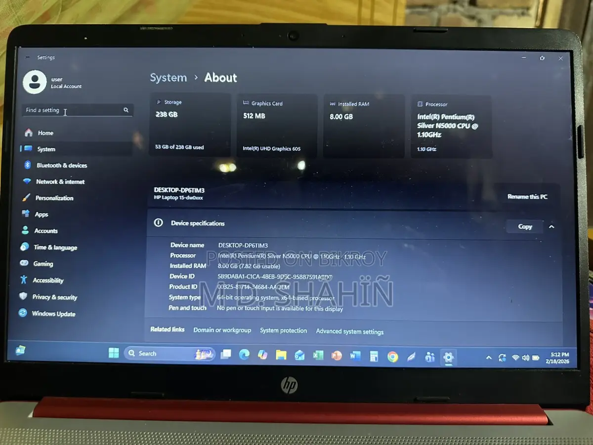 HP Laptop for Sale