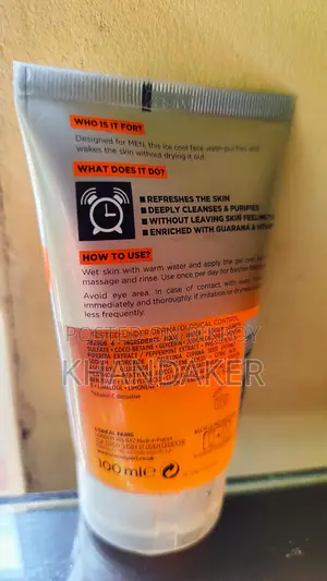 Mens face wash