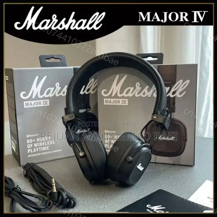 Marshall Major IV Wireless Bluetooth Headphones Master Copy
