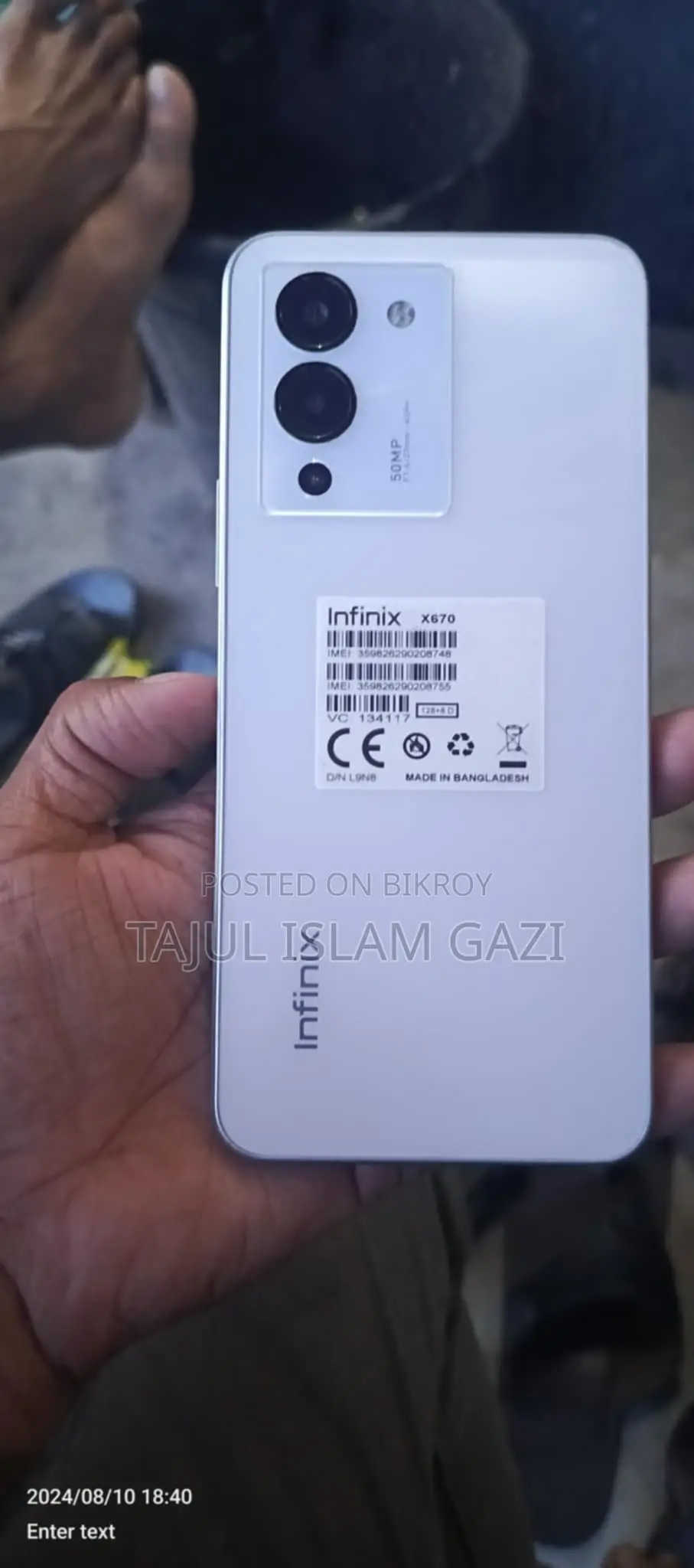 Infinix Note 12 . (Used)