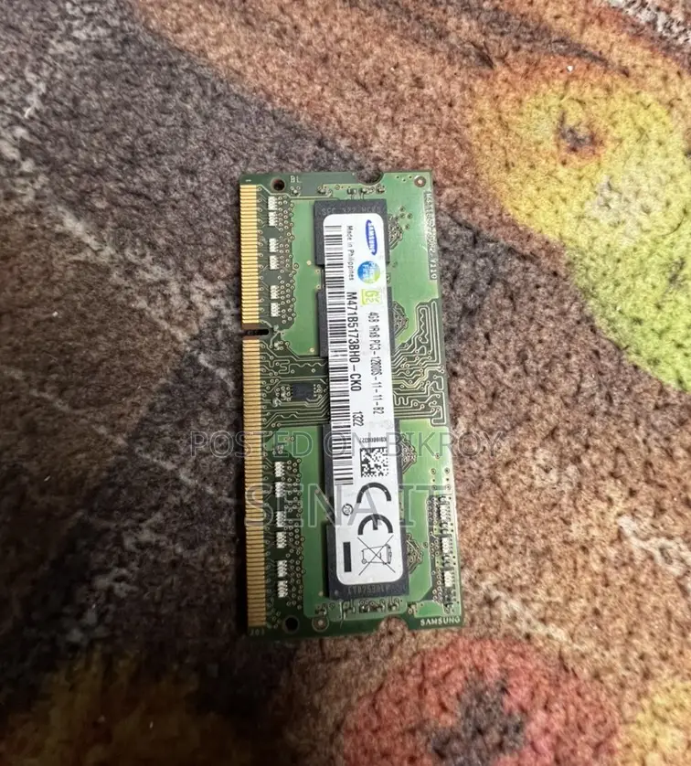 Samsung 4GB 1600MHz DDR3 PC3L Laptop RAM