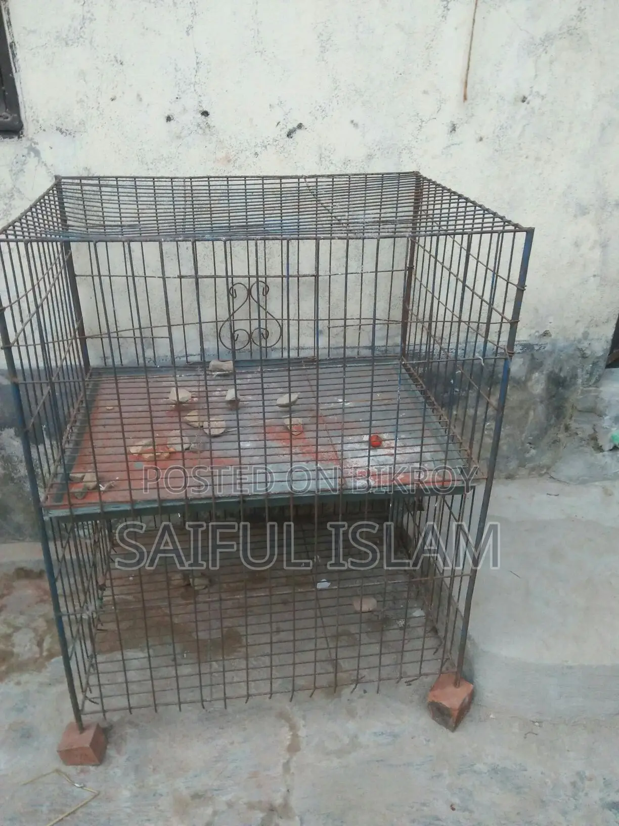 2-Compartment Pigeon Cage