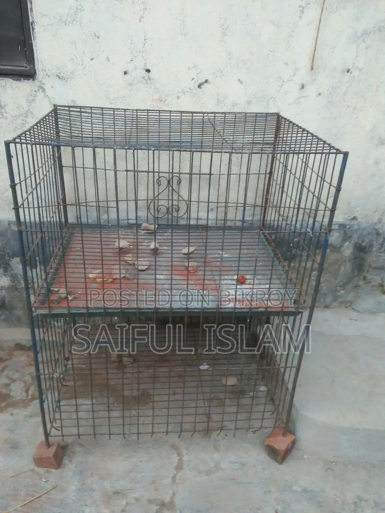 2-Compartment Pigeon Cage