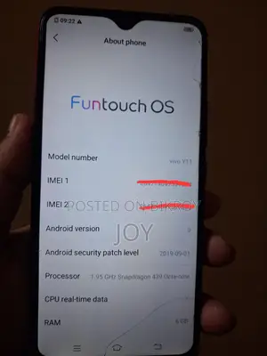 Vivo Y11 6/128 (Used)