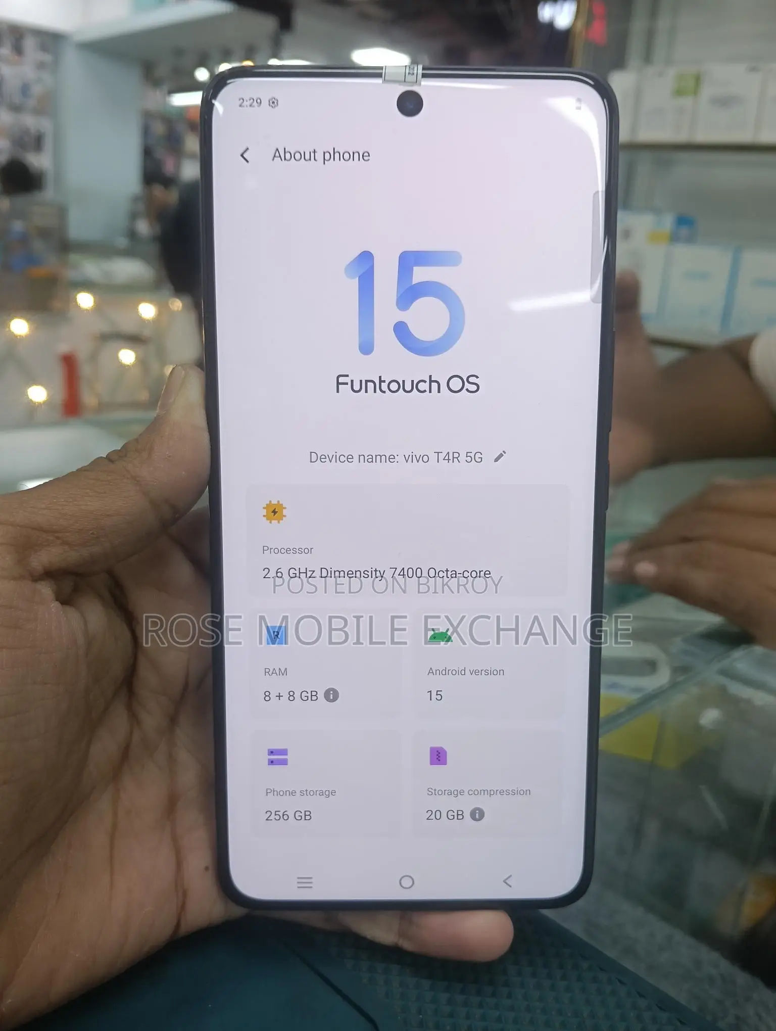 Vivo T4R 5G 8/256GB (Used)