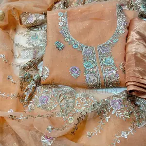 Crystal Chiffon Georgette Party Dress