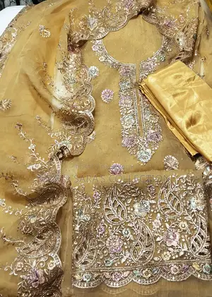 Crystal Chiffon Georgette Party Dress