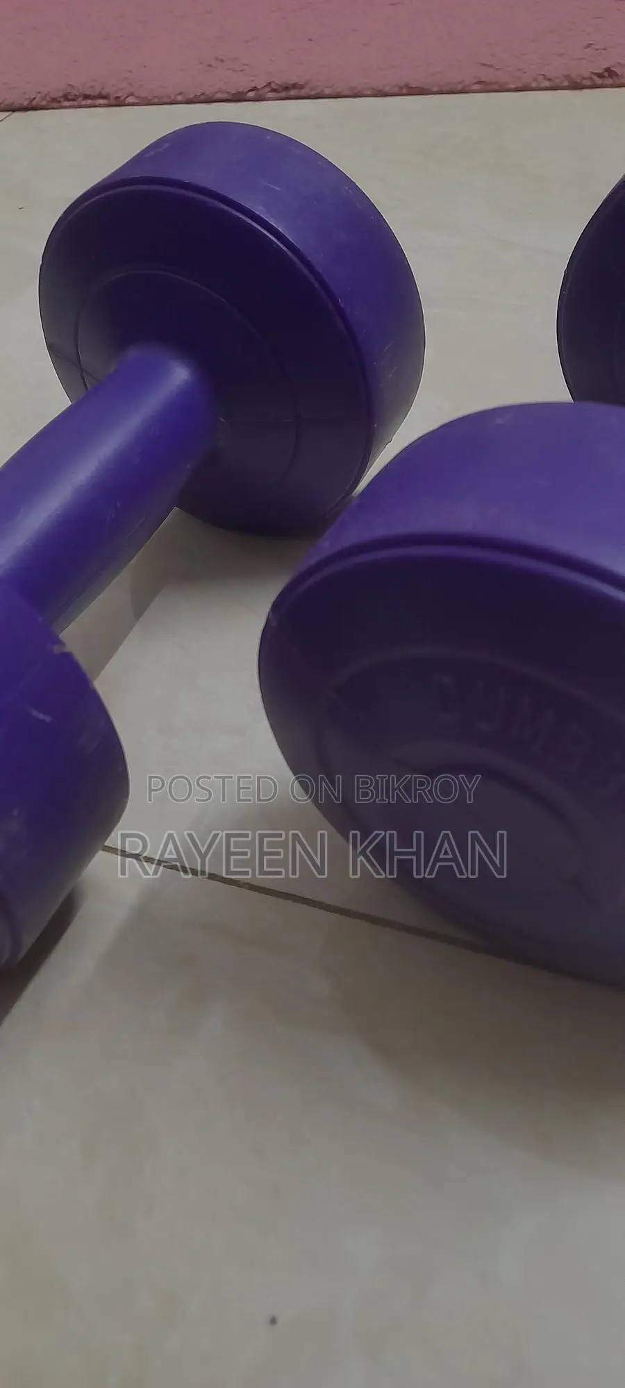 ৩ কেজি ডাম্বেল | পার্পল শেড দুই পিস