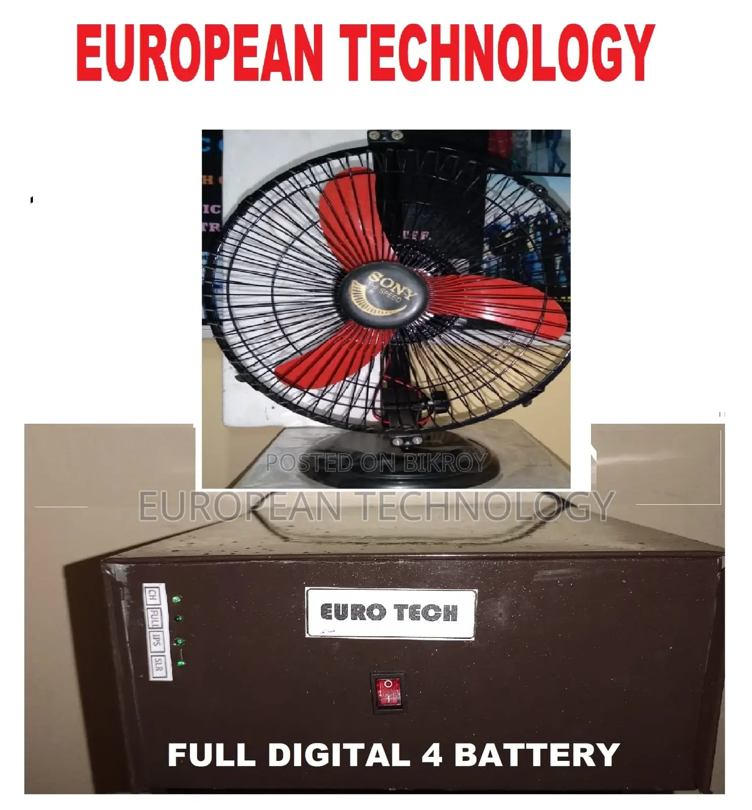 1 Fan 3 bulb 10 hours Digital IPS