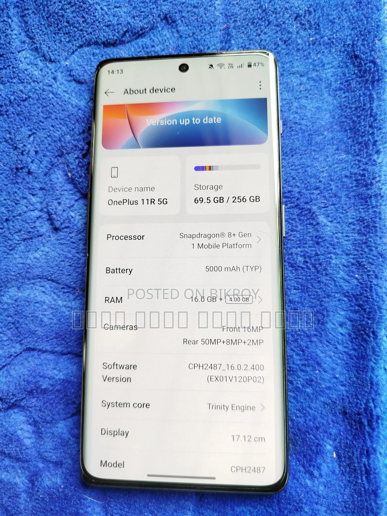 OnePlus 11 R 16/256gb (Used)