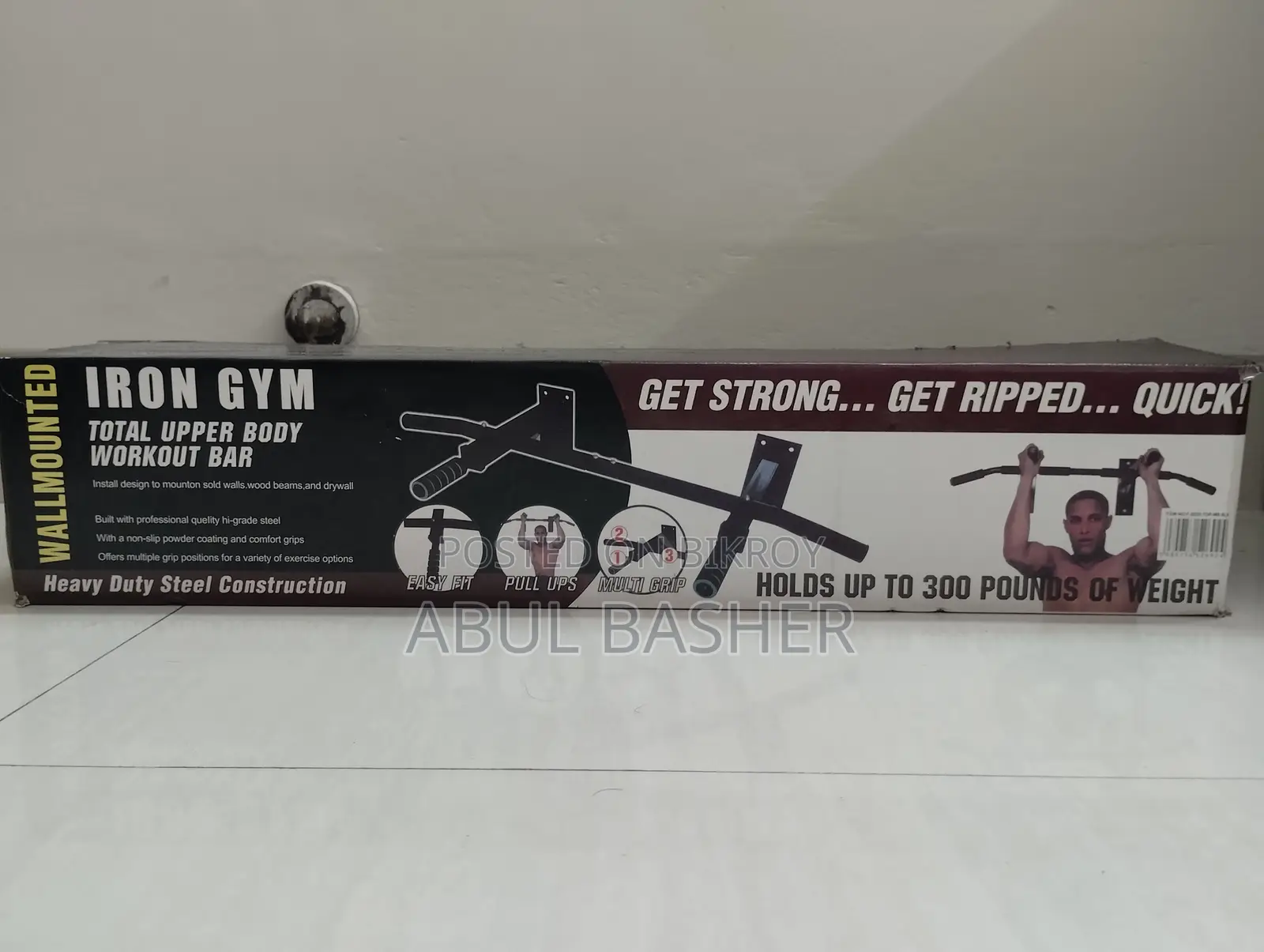 Iron Gym Total Upper Body Workout Bar