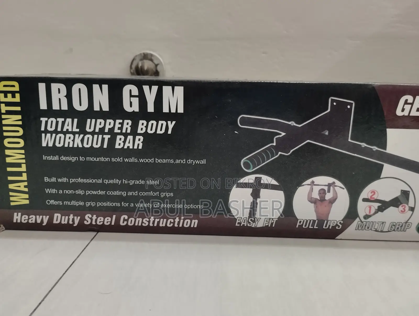 Iron Gym Total Upper Body Workout Bar
