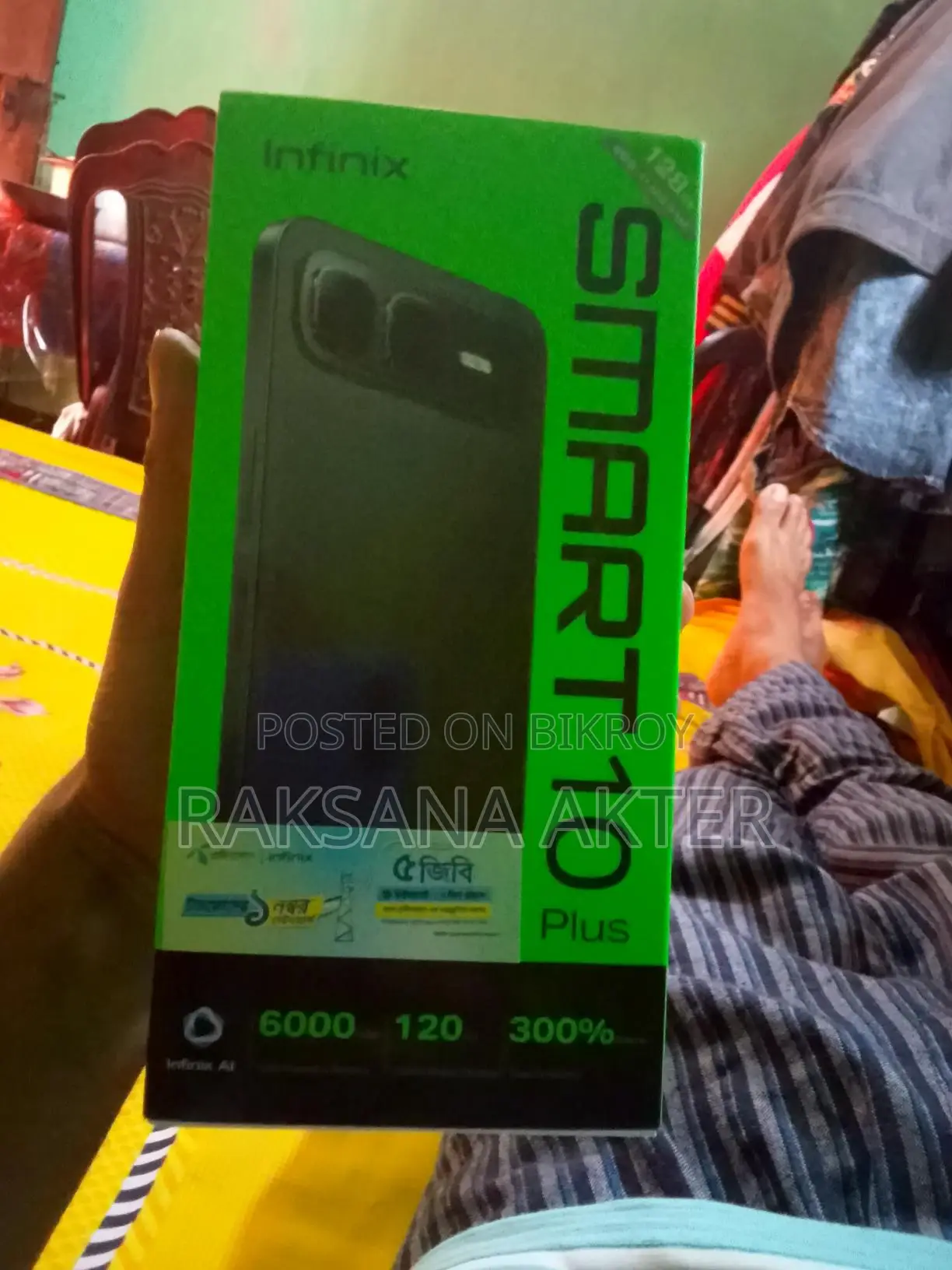 Infinix Smart 10 plus 4/128 (Used)