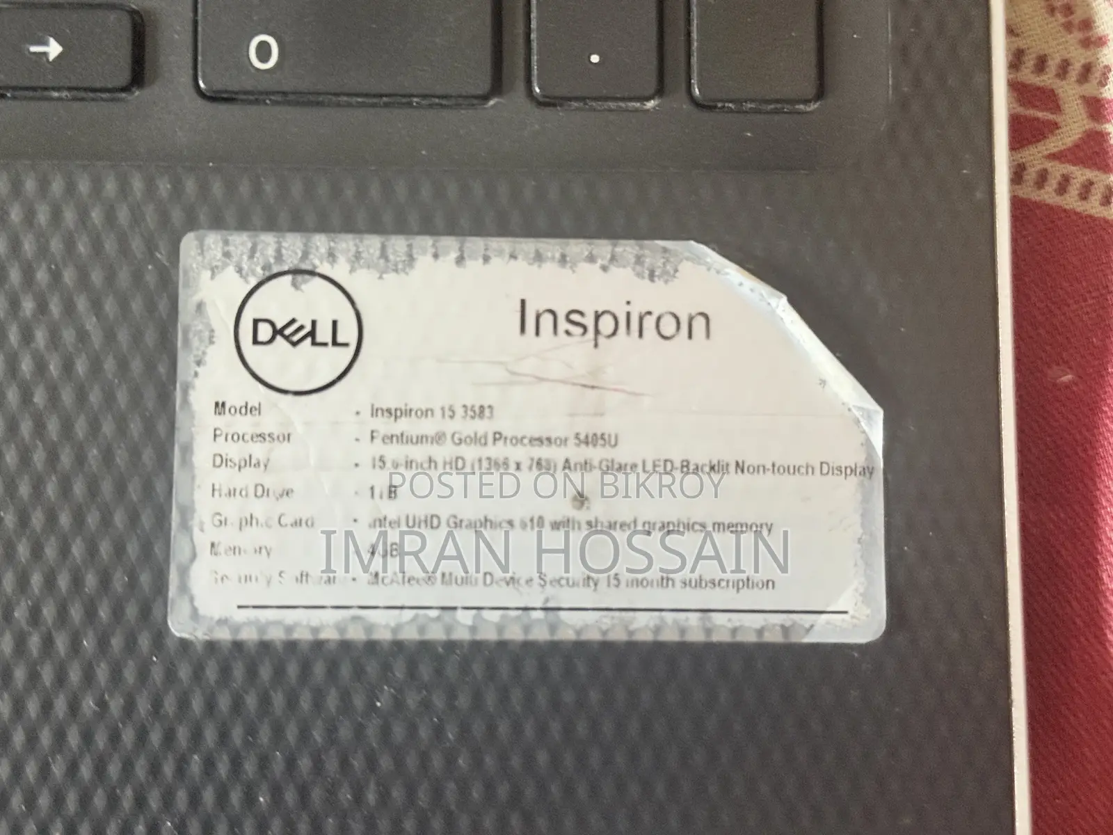 Dell Laptop for sale