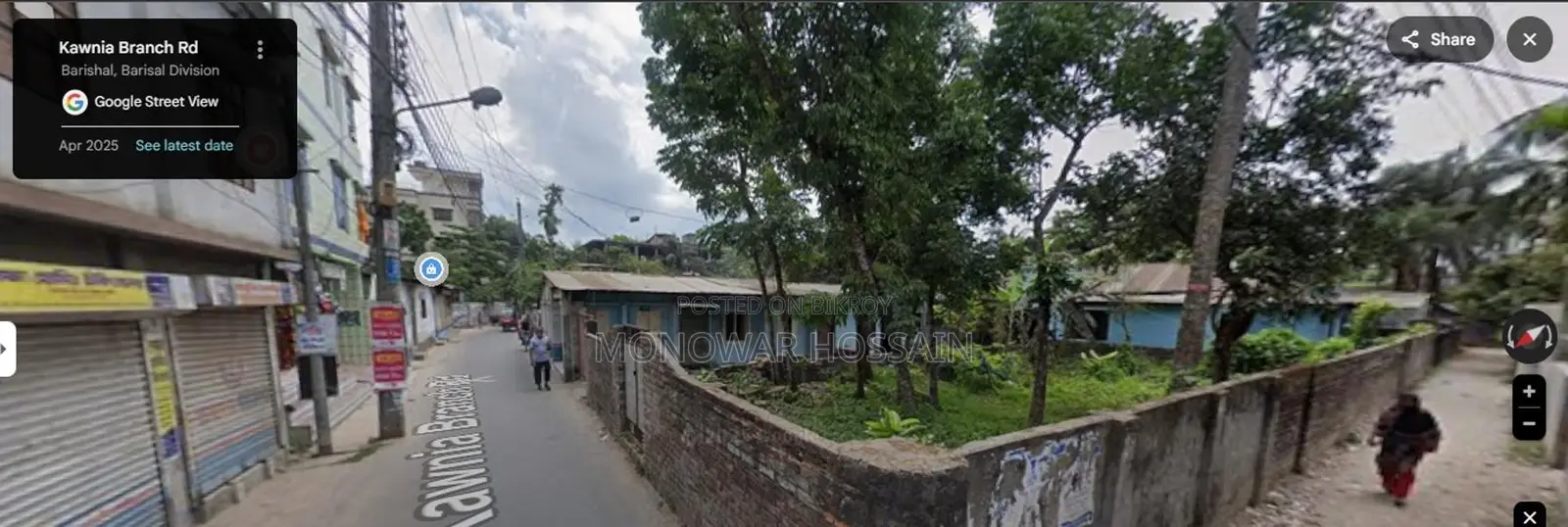 □ বরিশাল কাউনিয়া ব্রাঞ্চ রোডে জমি বিক্রয়