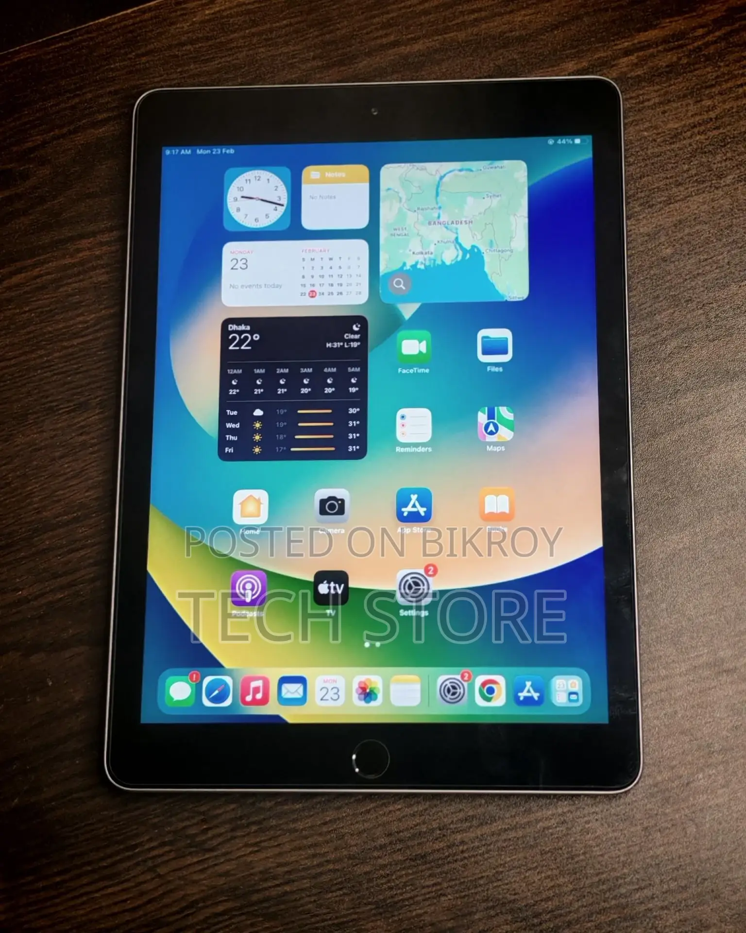 iPad 5th gen 9.7 ইঞ্চি বড় ডিসপ্লে ট্যাব, পড়াশোনা, বাচ্চাদের ভিডিও দেখা