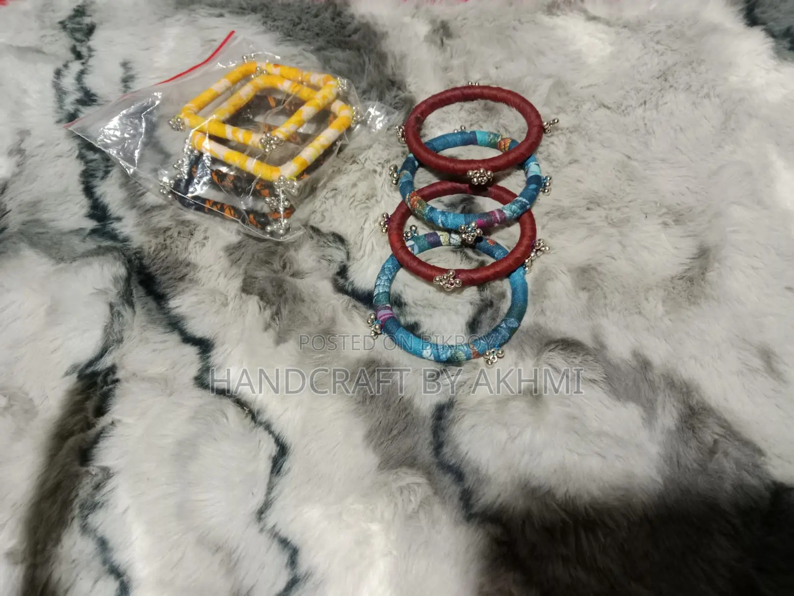 Handmade Aesthetic Fabric Bangle Collection!